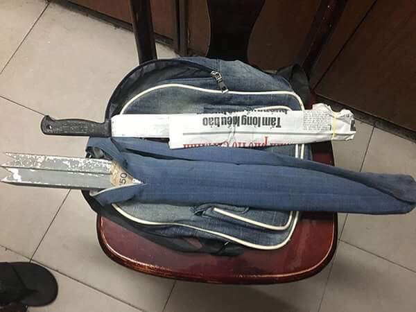 Tang vật vụ án.