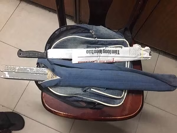 Tang vật vụ án.