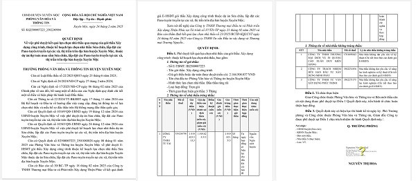 BR-VT: Cty Tu Tai “nguoc dong” thang goi thau hon 2 ty tai Xuyen Moc