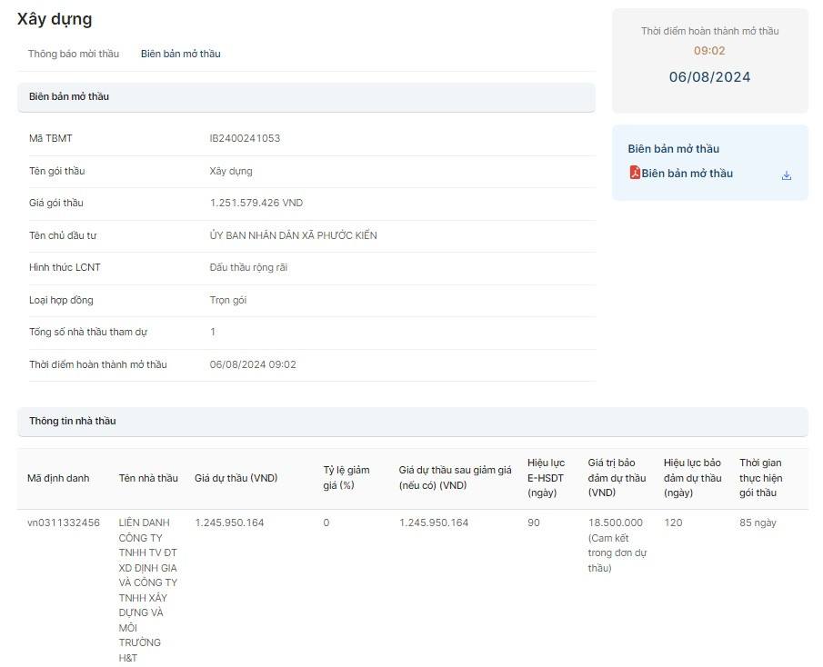 TP HCM: Cty Định Gia dự 2 gói thầu tại UBND xã Phước Kiển TP HCM: Cty Dinh Gia du 2 goi thau tai UBND xa Phuoc Kien