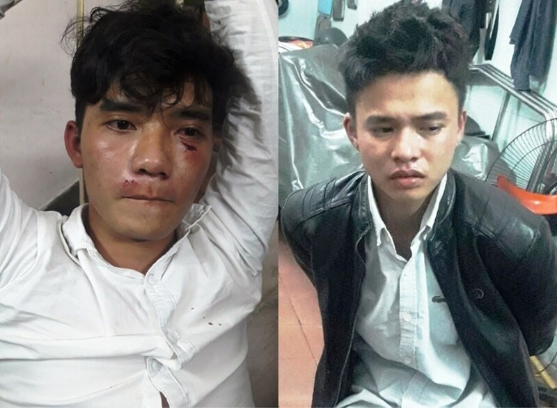 Bị nhắc nhở vi phạm, hai thanh niên dùng gạch tấn công cảnh sát Bi nhac nho vi pham, hai thanh nien dung gach tan cong canh sat