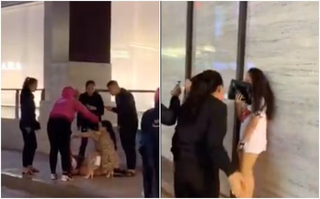 Thach thuc nguoi vo, co bo bi nhom nguoi lot vay, danh toi tap giua pho