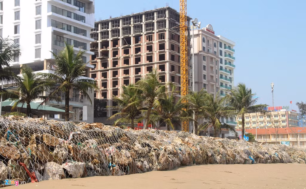Ông Trần Chí Minh (một chủ khách sạn) cho biết bãi tắm D có 11 khách sạn, nhà hàng nhưng thường vắng khách vào mùa du lịch. Bởi, nhiều đoàn khi về khảo sát thấy bãi biển mất mỹ quan, không đảm bảo an toàn cho khách vui chơi nên đã hủy hợp đồng. "Mùa du lịch hè 2019 đã cận kề nhưng chưa thấy chính quyền có biện pháp khắc phục, chỉnh trang khu vực bãi tắm D", ông Minh bức xúc.