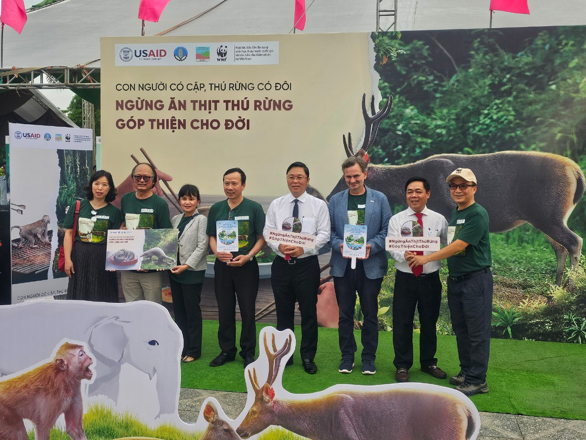 Chương trình diễn ra trong 5 ngày từ 15/3 đến 20/3 với thông điệp “Ngừng ăn thịt thú rừng, góp thiện cho đời”.