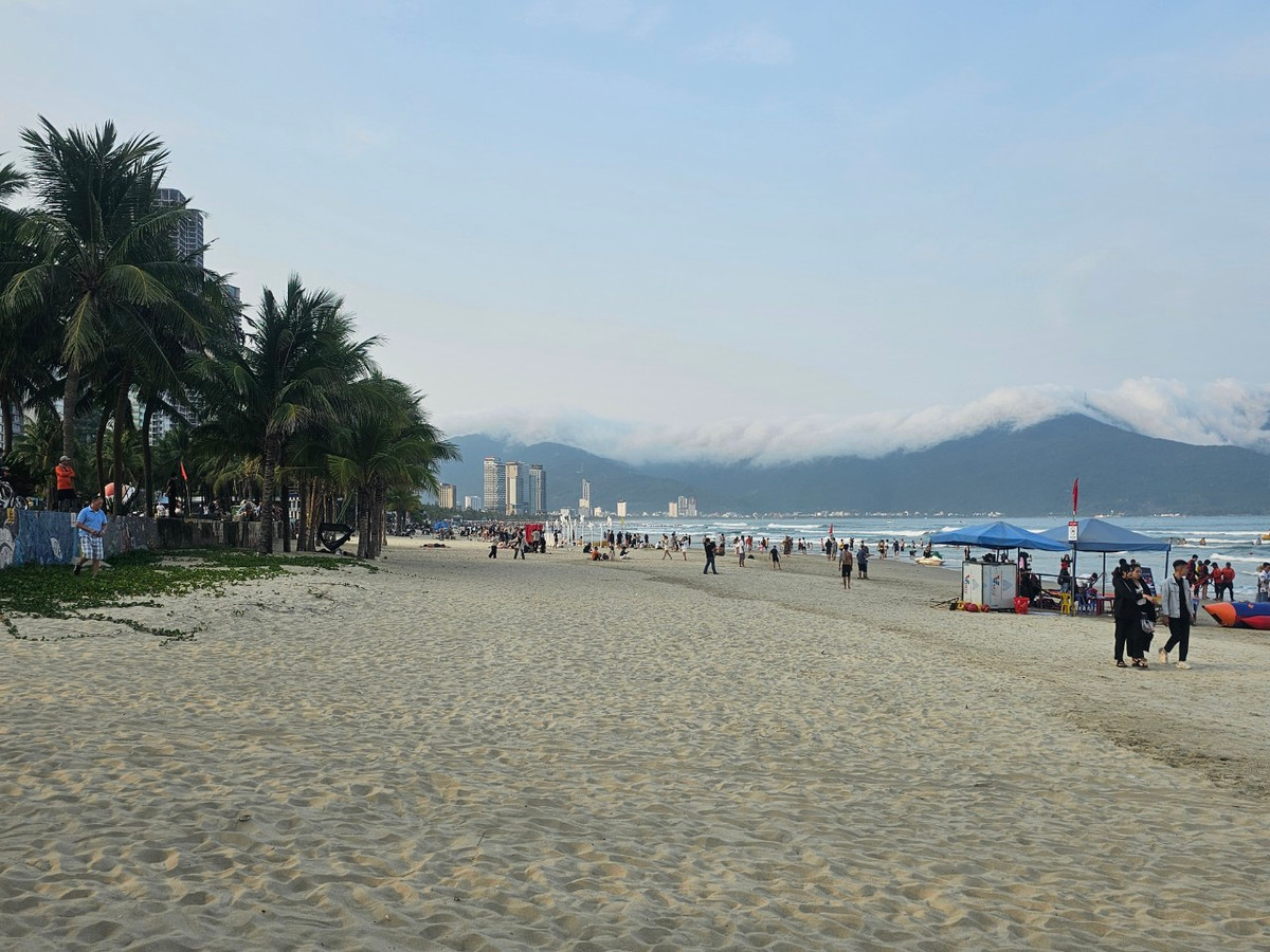 Không chỉ hấp dẫn du khách bởi làn nước trong xanh, bãi cát êm đềm hay những bóng dừa rợp mát, Mỹ Khê còn được đánh giá là một trong những bãi biển sạch nhất Việt Nam.