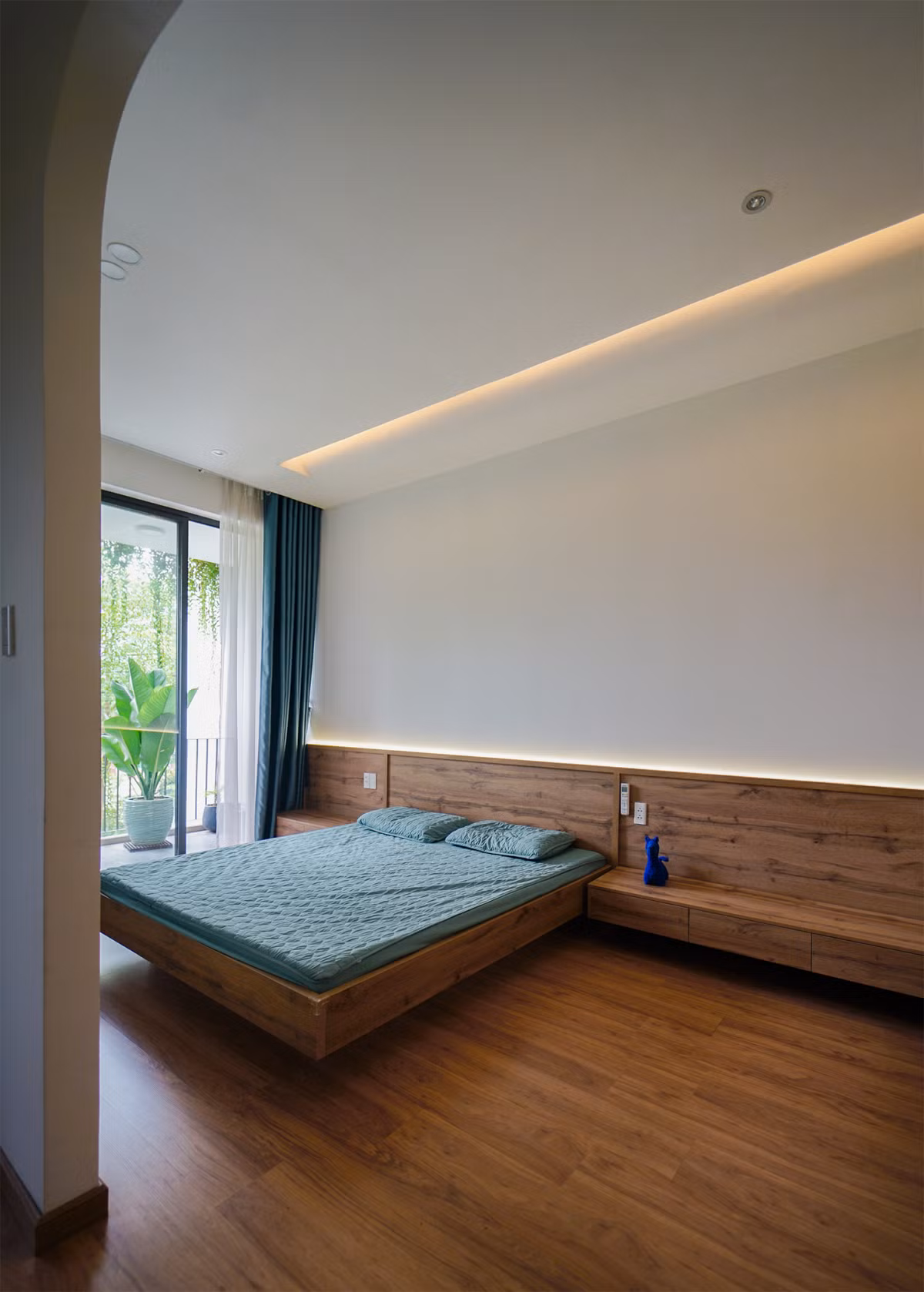 Các phòng ngủ được đưa lên tầng cao đảm bảo sự riêng tư. Ảnh: ECONS vietnam