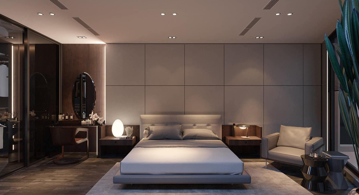 Nội thất bên trong cũng được nam diễn viên chọn từ các thương hiệu xa xỉ, chất lượng cao. Ảnh: FB Nguyen Le Viet Anh