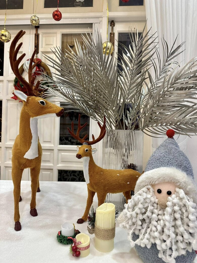 Nữ ca sĩ cho biết trang trí nhà cửa không vất vả nhưng cần chỉn chu và mất nhiều thời gian. Ảnh: FB Vy Oanh