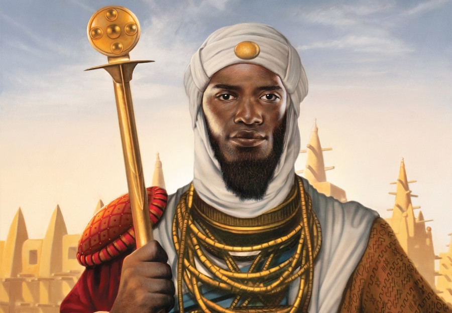 Vua Musa Keita I hay còn gọi là Mansa Musa, được xem là người giàu nhất trong lịch sử nhân loại, với khối tài sản khó có thể đo lường được. Ảnh: Internet
