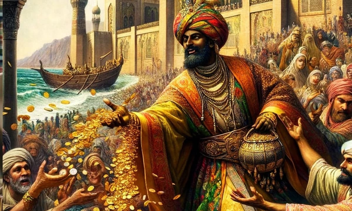 Mansa Musa là người cai trị Vương quốc Mali, nằm ở phía Tây châu Phi từ năm 1312 - 1337. Ảnh: Getty