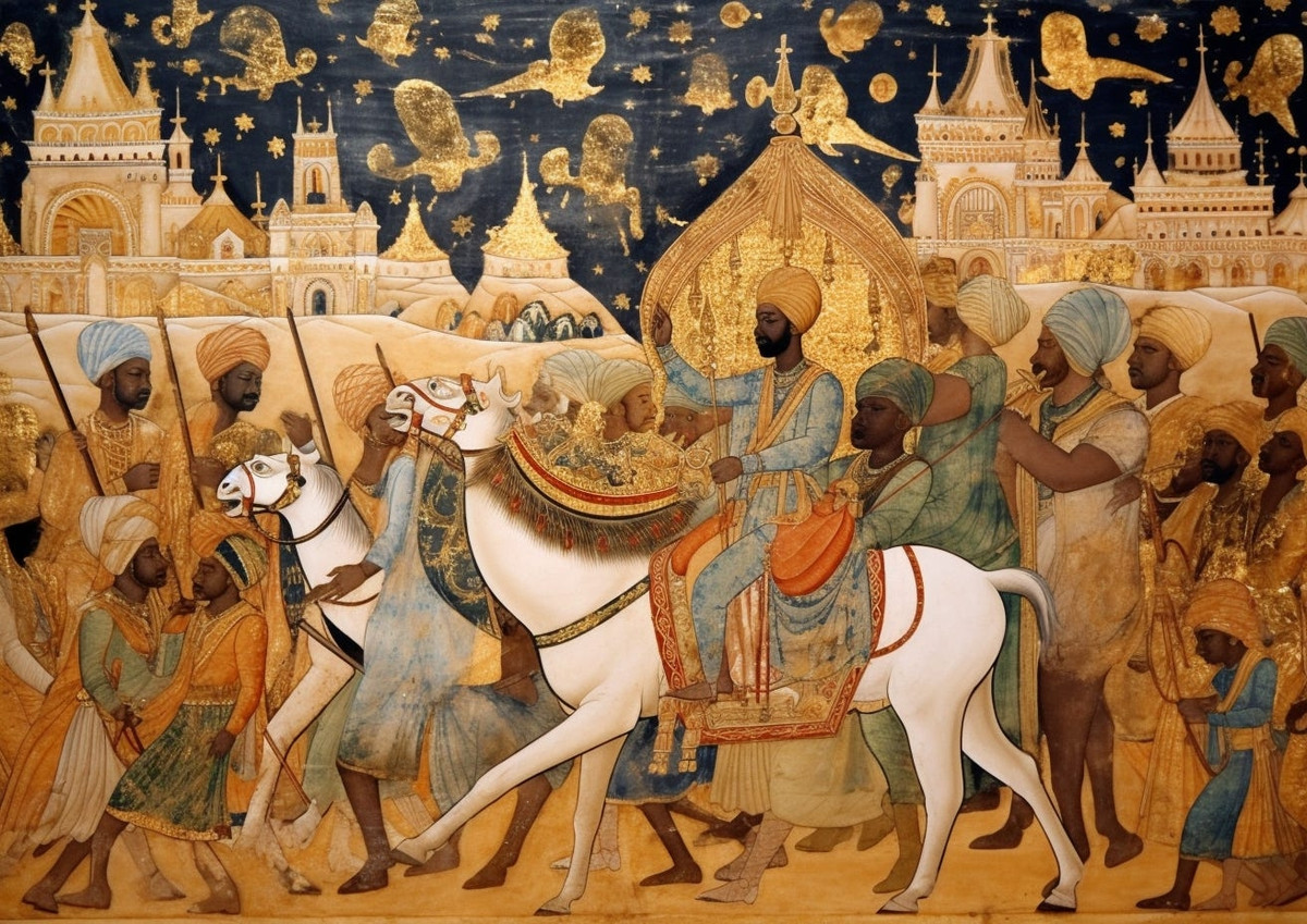 Tuy nhiên, danh tiếng về sự giàu có của vua Mansa Musa chỉ thực sự được biết đến rộng rãi qua cuộc hành hương đến Mecca vào năm 1324. Ảnh: Getty