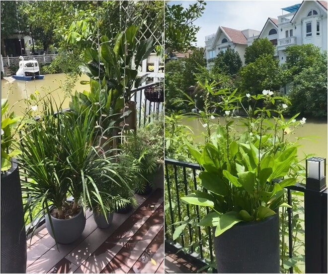 Trước đây, Quỳnh Nga từng chia sẻ về một ngôi nhà ven hồ khiến khán giả đồn đoán là nằm trong khu đắt đỏ, cách trung tâm Hà Nội không xa. Ảnh: FBNV