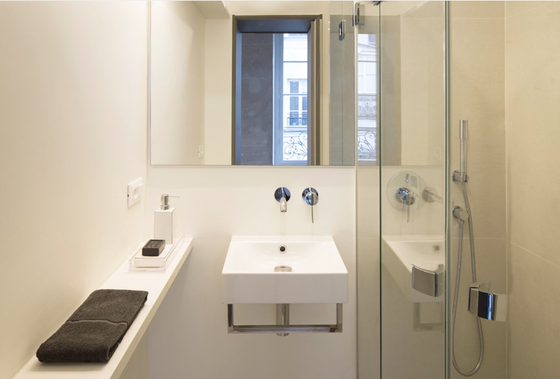 Nội thất trong phòng tắm hiện đại. Ảnh: Designboom