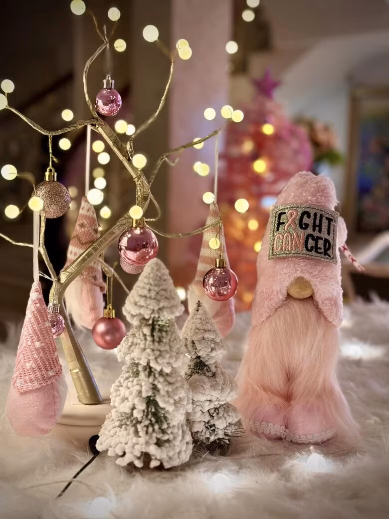 Với cách bài trí tinh tế, căn biệt thự của Thúy Hạnh mang đến không gian Giáng sinh đầy yêu thương. Ảnh: FBNV