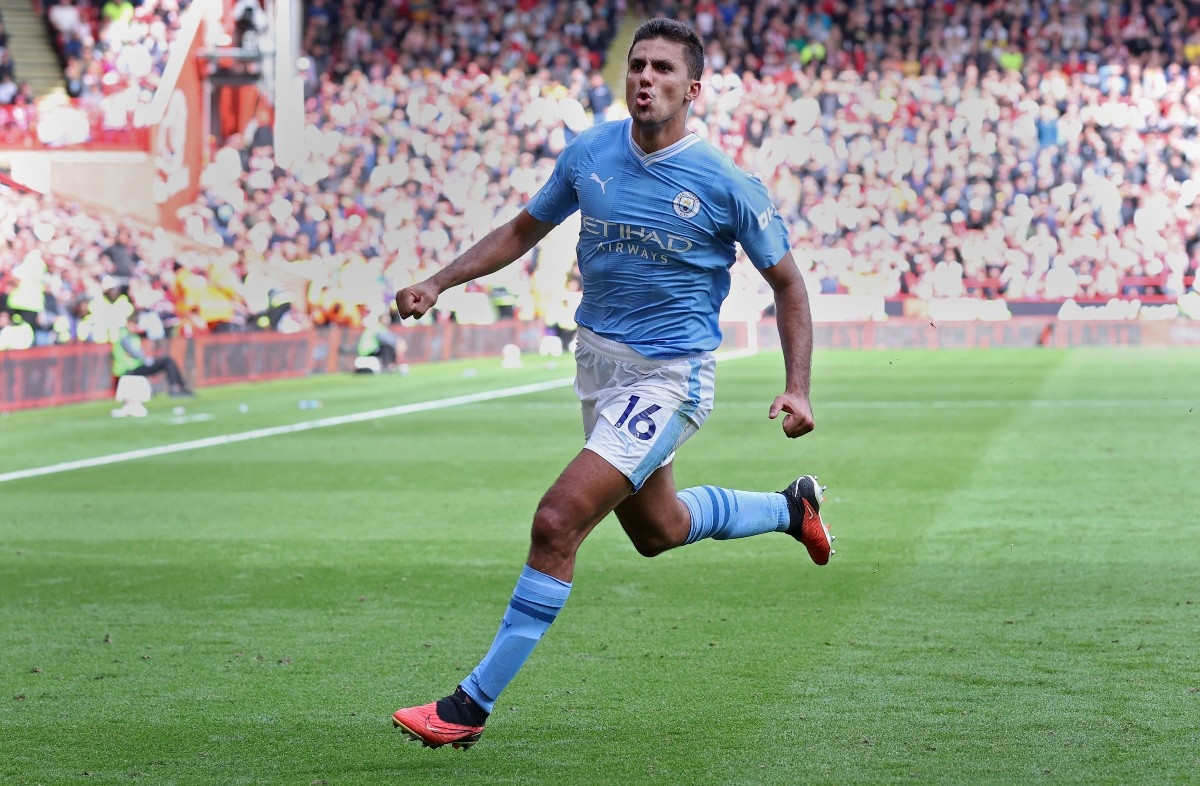 Thu nhập của Rodri sẽ tiếp tục tăng hơn nữa từ danh hiệu Quả bóng vàng 2024 và từ việc CLB bóng đá nước Anh đã gia hạn hợp đồng với Rodri đến năm 2027. Ảnh: Getty