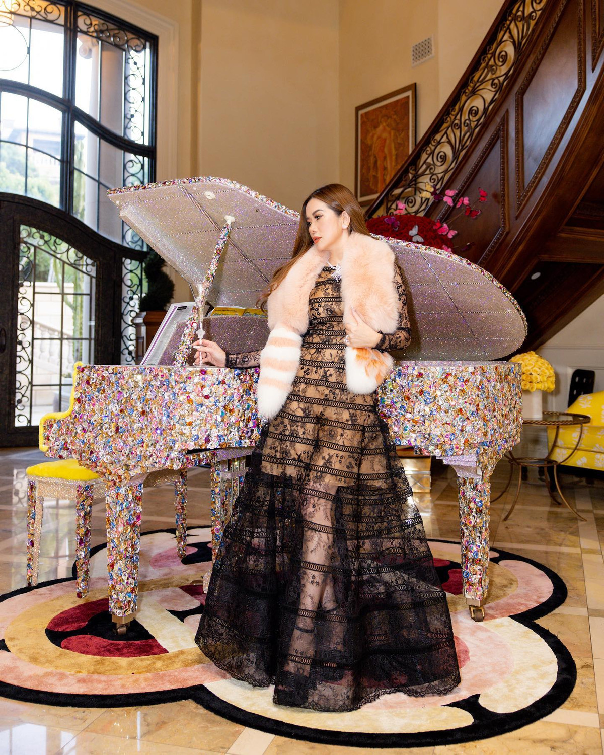 Những hình ảnh về các góc trong căn biệt thự 800 tỷ thường xuyên xuất hiện trên Instagram của Mimi Morris. Ảnh: Mimi Morris