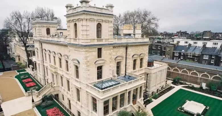 Năm 2024, 15B Kensington Palace Gardens là bất động sản uy tín, nằm trong danh sách những địa chỉ dân cư săn đón nhất thế giới, trị giá 63 triệu USD. Ảnh: Capitalexotic