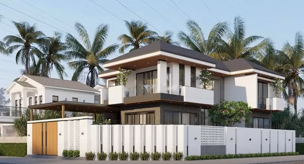 Với số lượng 4 phòng ngủ, nhà mái Nhật xây trên khu đất rộng, gồm 2 tầng. Ảnh: Noithattugia