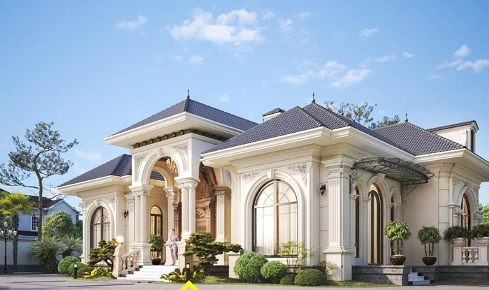 Nhà mái Nhật chữ L giúp không gian tràn ngập hơi thở thiên nhiên với nắng, gió, ngập tràn. Ảnh: Noithattugia