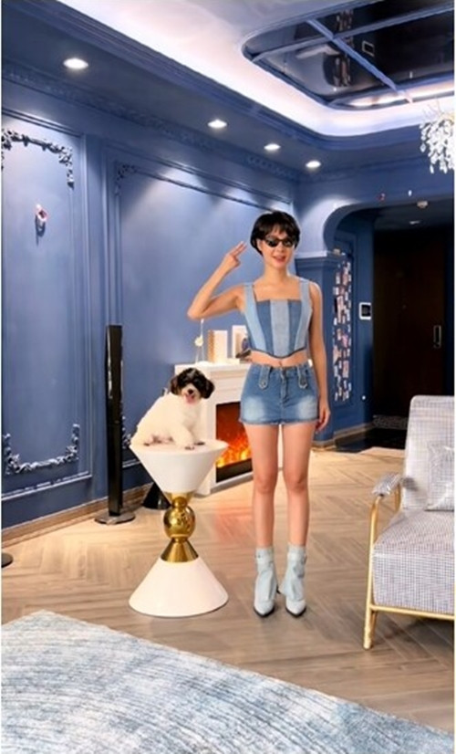 Hoàng Kim Ngọc cũng là CEO thành công. Nhờ đó, cô sở hữu khối tài sản đáng mơ ước. Hiện, Hoàng Kim Ngọc đang sống cùng gia đình trong ngôi nhà sang trọng, mọi không gian được đầu tư kỹ lưỡng. Ảnh: FBNV