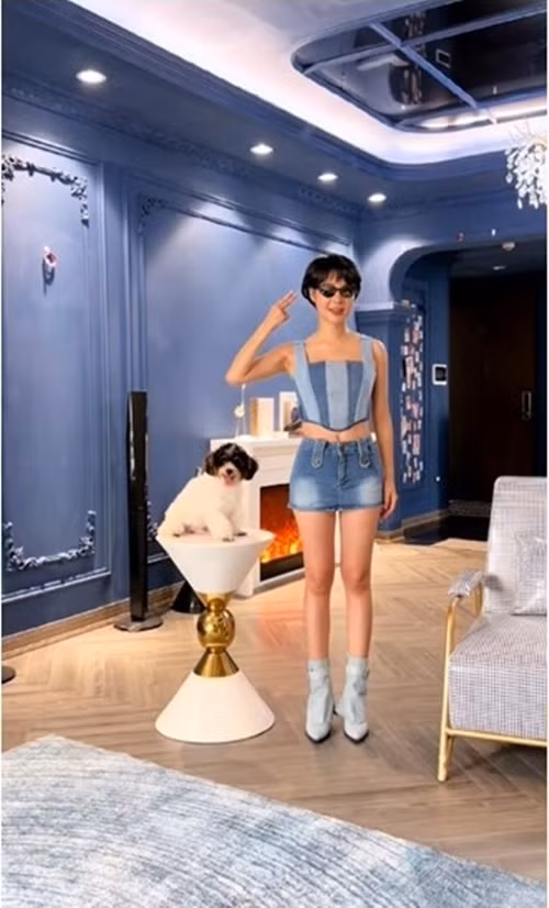 Hoàng Kim Ngọc cũng là CEO thành công. Nhờ đó, cô sở hữu khối tài sản đáng mơ ước. Hiện, Hoàng Kim Ngọc đang sống cùng gia đình trong ngôi nhà sang trọng, mọi không gian được đầu tư kỹ lưỡng. Ảnh: FBNV