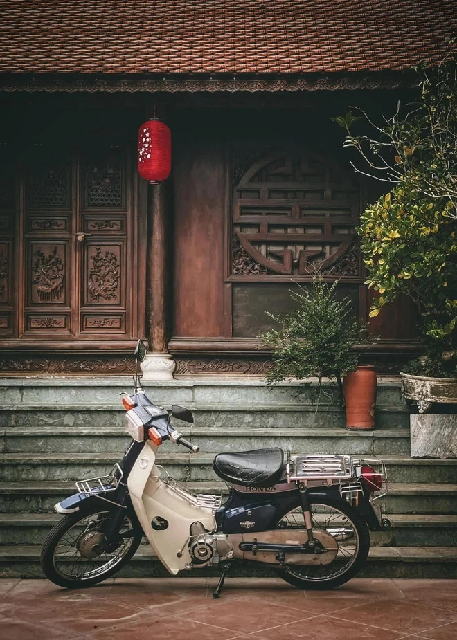 Nằm trên khu đất có diện tích 1.000m2, thuộc xã Hải Hưng (Hải Hậu, Nam Định), ngôi nhà gỗ 3 gian thu hút sự quan tâm của những người yêu đồ cổ. Ảnh: Người quan sát