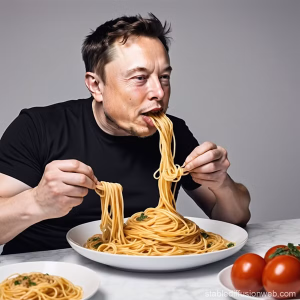 Vì thế, ngay sau khi chuyển đến Canada, Elon Musk đã tìm cách chi tiêu sao cho tiết kiệm nhất có thể. Mì và ớt xanh cũng là những thứ Elon Musk thường xuyên mua. Ảnh: Stable Diffusion Online