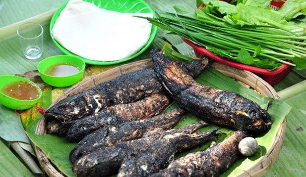 Theo các chuyên gia ẩm thực, cá trèo đồi ở vùng núi đá vôi Hoa Lư, Ninh Bình có thịt thơm, dai, ngọt đặc trưng. Ảnh: TrangtraiViet