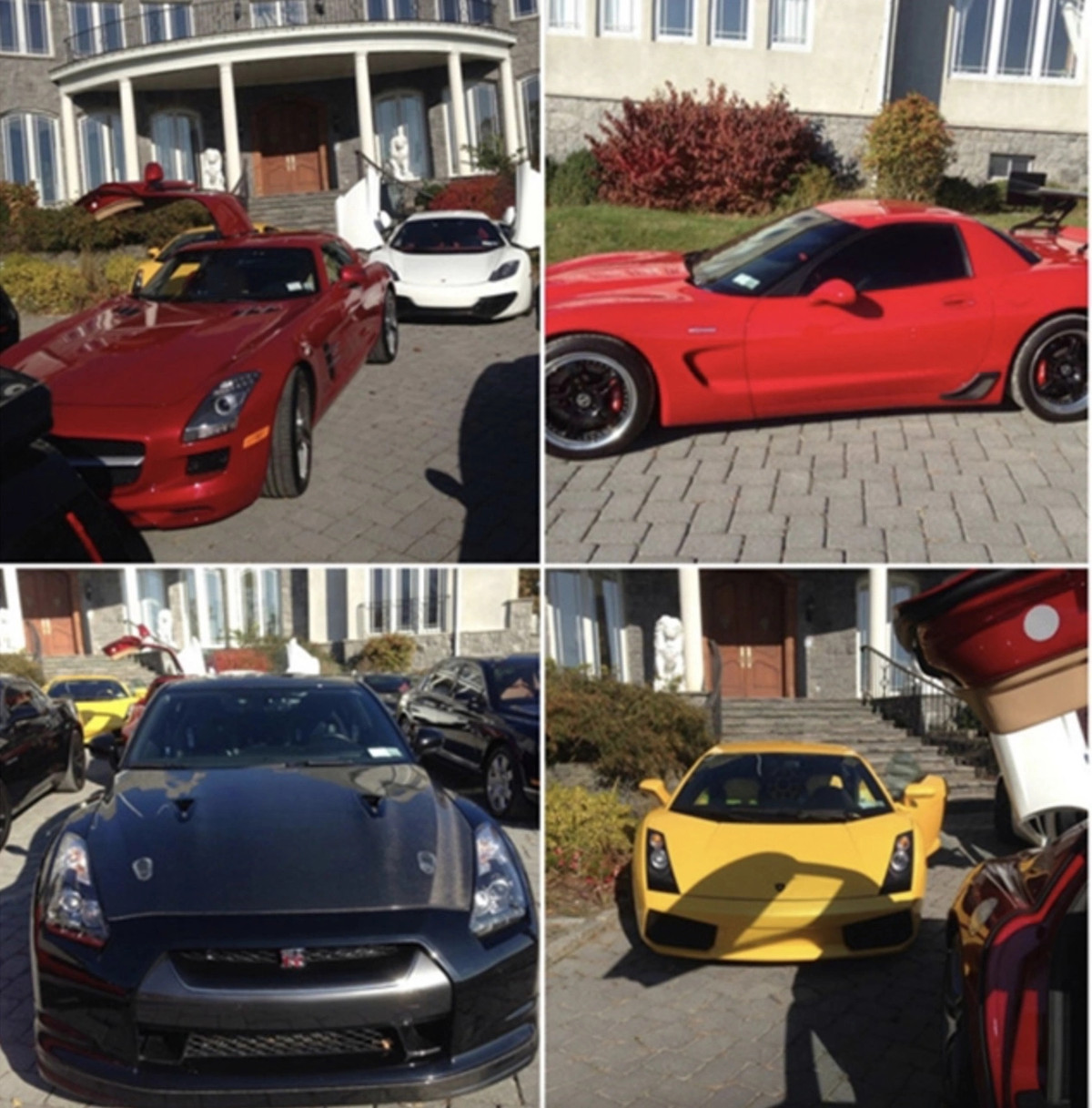 Hà Phương và chồng tỷ phú còn sở hữu bộ sưu tập siêu xe đắt đỏ. Ảnh: Internet