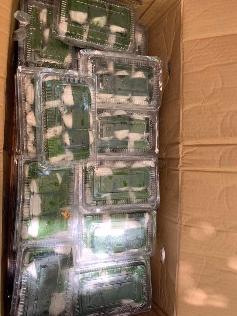 Bánh sắn Phú Thọ thường được đóng gói, hút chân không, phục vụ việc ship tới các tỉnh thành ở xa. Ảnh: Facebook