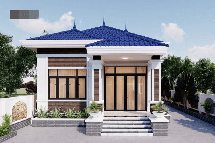 Nhà mái Nhật mang kiến trúc tối giản phổ biến tại các vùng nông thôn bởi vừa đảm bảo tính thẩm mỹ vừa tiết kiệm chi phí nhờ các chi tiết xây dựng đã được tối giản. Ảnh: Tostemvietnam