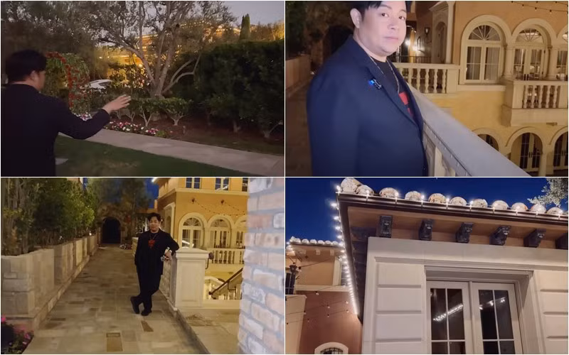 Trong một lần ghé thăm gia đình Bích Tuyền, ca sĩ Quang Lê phải thốt lên trong sự choáng ngợp: “Tôi gọi đây là biệt phủ vì nó quá rộng, có giá trị lên đến 1600 tỷ". Ảnh chụp màn hình