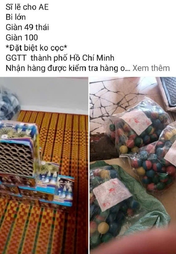 Chưa đến Tết, “chợ pháo” đại náo Chua den Tet, “cho phao” dai nao
