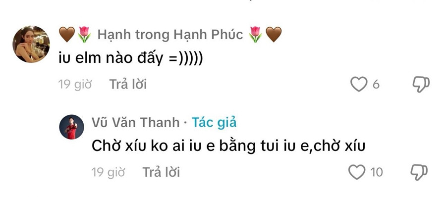 Mới đây, cầu thủ Vũ Văn Thanh trở thành tâm điểm chú ý của cộng đồng mạng khi có màn tương tác đầy lãng mạn với bạn gái. Ảnh chụp màn hình