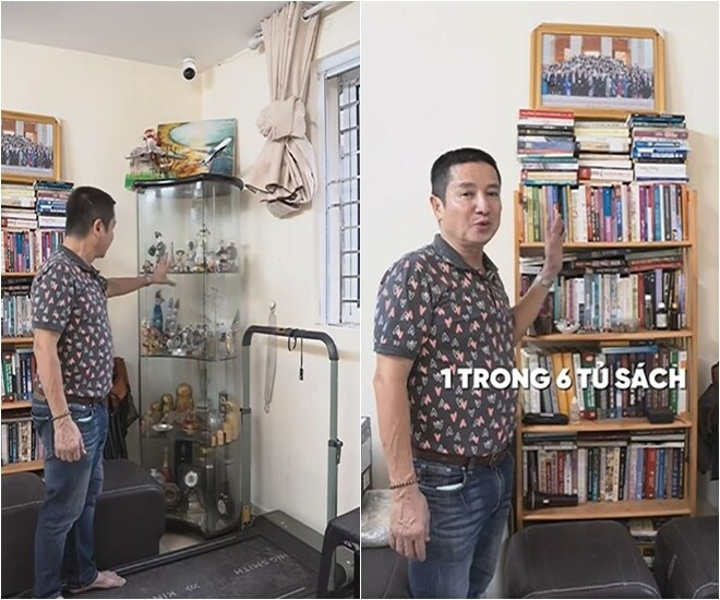 Trước đó, Chí Trung hé lộ căn nhà rộng hơn 33m2, bài trí đơn sơ. Ảnh chụp màn hình