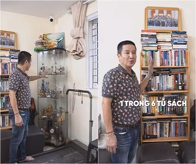 Trước đó, Chí Trung hé lộ căn nhà rộng hơn 33m2, bài trí đơn sơ. Ảnh chụp màn hình