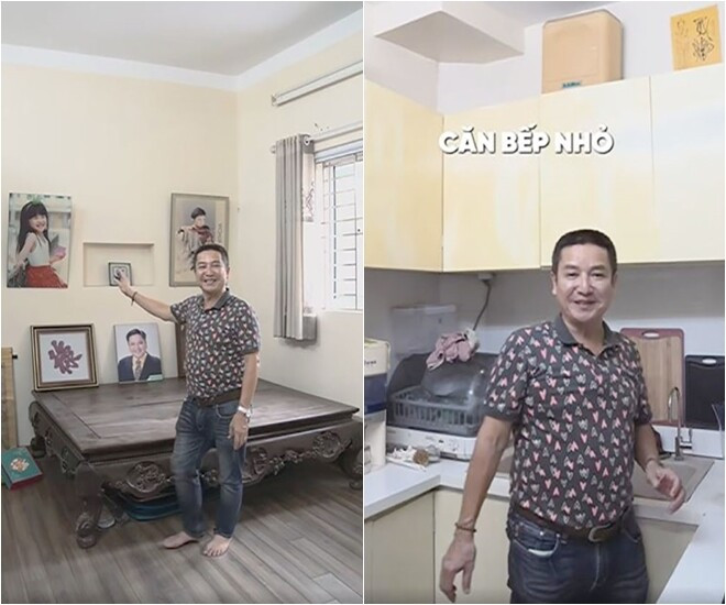 Trong căn nhà này, nghệ sĩ Chí Trung lưu giữ nhiều tấm ảnh của các con khi còn nhỏ. Ảnh chụp màn hình