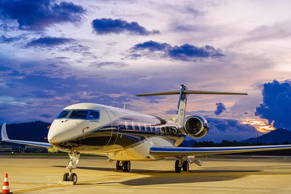 Những chuyên cơ xuất hiện tại Đà Nẵng là 5 dòng chuyên cơ làm nên danh tiếng toàn cầu cho Gulfstream. Ảnh: Báo giao thông