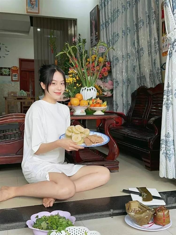 Trong những khoảnh khắc chia sẻ trên trang cá nhân năm 2023, của nhà của gia đình Hoa hậu Thanh Thủy khá nhỏ gọn và giản dị. Ảnh: FB Huỳnh Thị Thanh Thủy