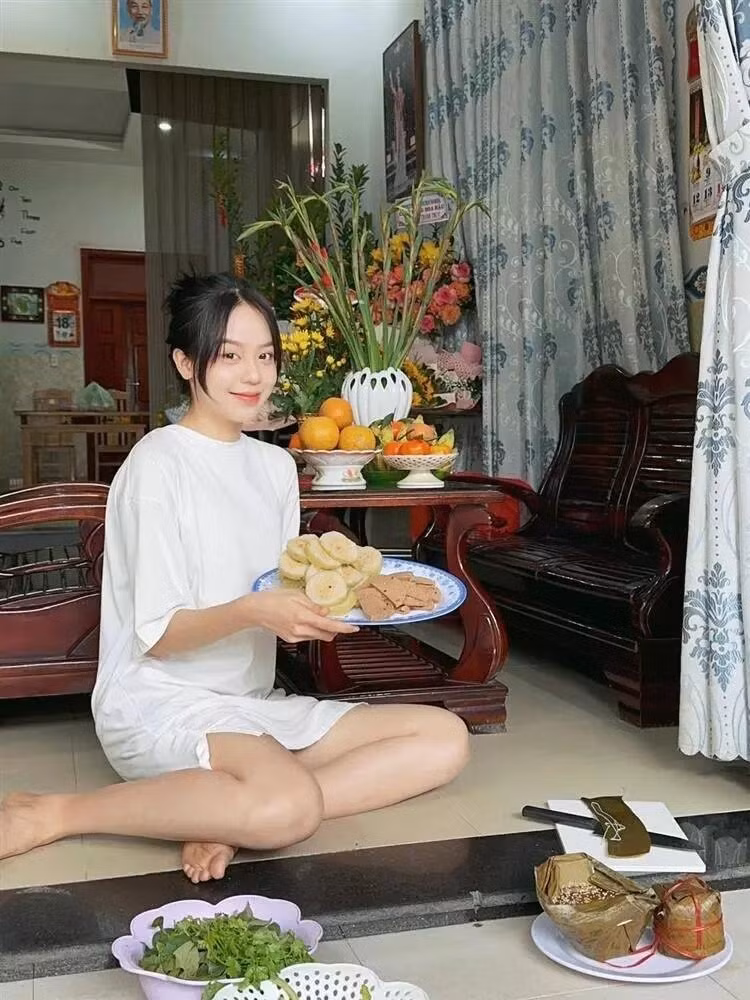 Trong những khoảnh khắc chia sẻ trên trang cá nhân năm 2023, của nhà của gia đình Hoa hậu Thanh Thủy khá nhỏ gọn và giản dị. Ảnh: FB Huỳnh Thị Thanh Thủy