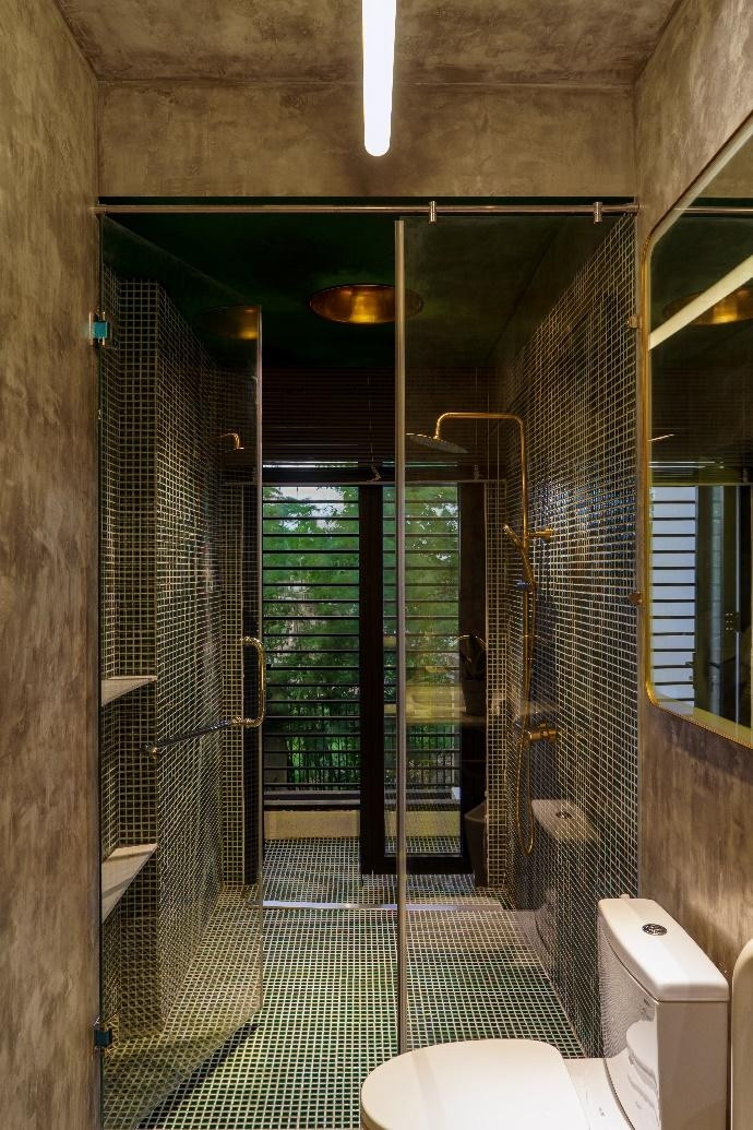 Phòng tắm hiện đại. Ảnh: Dung Huỳnh