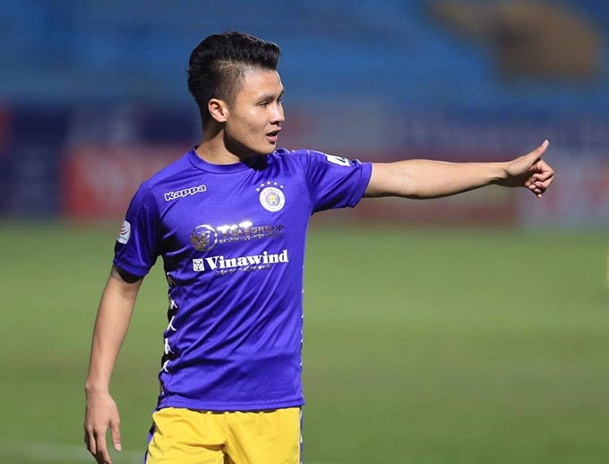 Trong màu áo CLB Hà Nội FC giai đoạn 2014-2022, Nguyễn Quang Hải cũng là một trong những cầu thủ nhận được đãi ngộ tốt nhất với lương và thưởng lên tới cả tỷ đồng. Ảnh: Bongdaplus