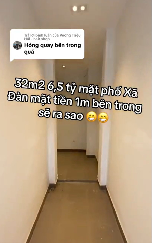 Ngay lập tức, dân mạng tò mò về cách thiết kế bên trong ngôi nhà siêu nhỏ này. Ảnh chụp màn hình