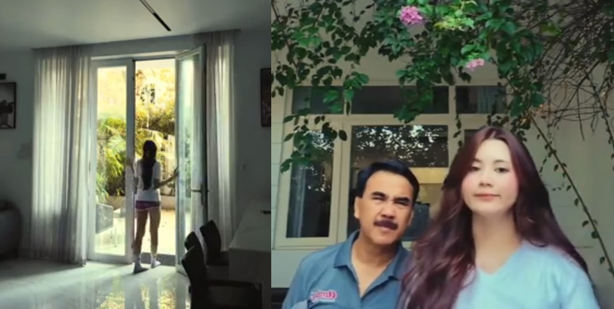 Đây là lần hiếm hoi Hạt Dẻ để lộ không gian sống sang trọng, khiến nhiều người phải trầm trồ về cơ ngơi triệu đô của gia đình. Ảnh chụp màn hình