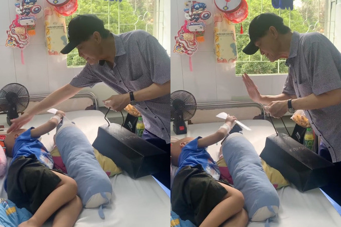 Nhiều người không khỏi bất ngờ trước hình ảnh "ông trùm hàng hiệu" xuất hiện với đôi dép lê và bộ trang phục giản dị. Ảnh: Cà Phê Đường Phố