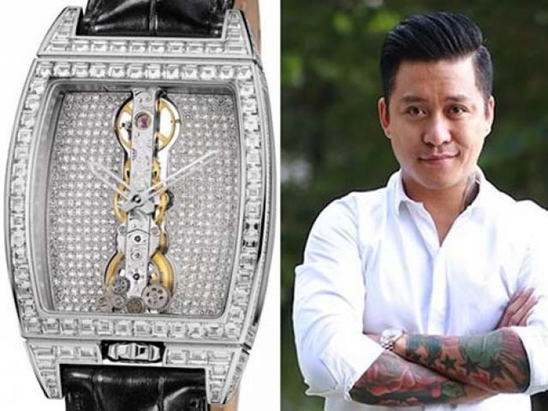 Tuấn Hưng còn sở hữu bộ sưu tập đồng hồ có giá từ trăm triệu đến vài tỷ đồng. Ảnh: FBNV