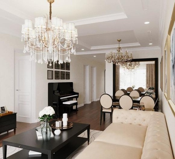 MC Huyền Châu cũng từng khoe căn hộ của mình thuộc một chung cư cao cấp tại Hà Nội. Ảnh: FBNV