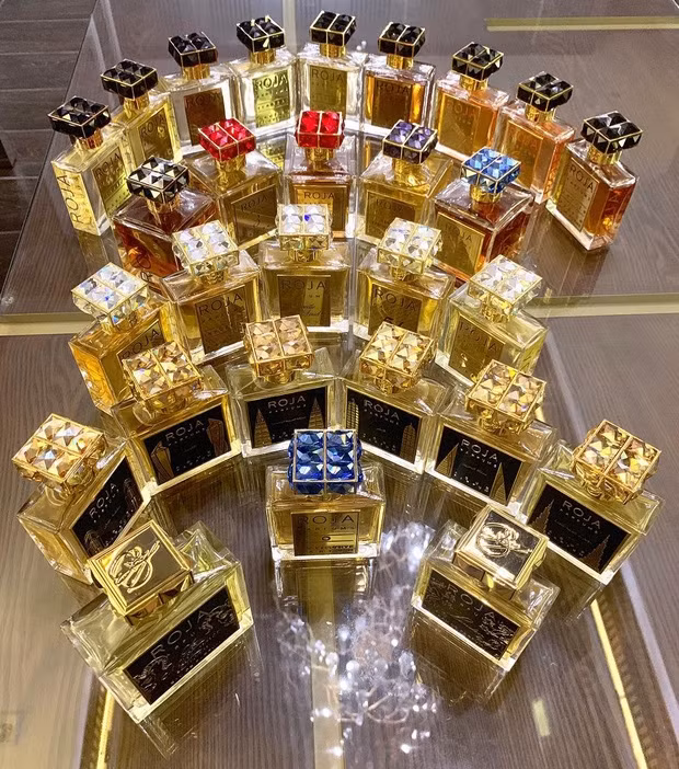 Hari Won từng khiến dân tình choáng ngợp khi hé lộ bộ sưu tập hơn 600 lọ nước hoa của Trấn Thành. Ảnh: FBNV