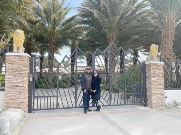 Đầu năm 2024, gia đình NSƯT Bảo Quốc chuyển về sống trong căn biệt thự mới ở Palm Springs, California (Mỹ). Ảnh: FBNV