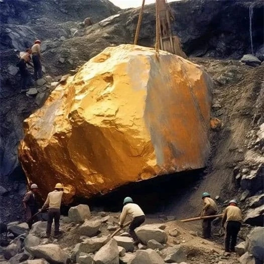 Đây cũng được xem là mỏ vàng có trữ lượng lớn nhất trong khu vực, đồng thời là mỏ lớn nhất tại Trung Quốc kể từ năm 2023 đến nay. Ảnh minh họa